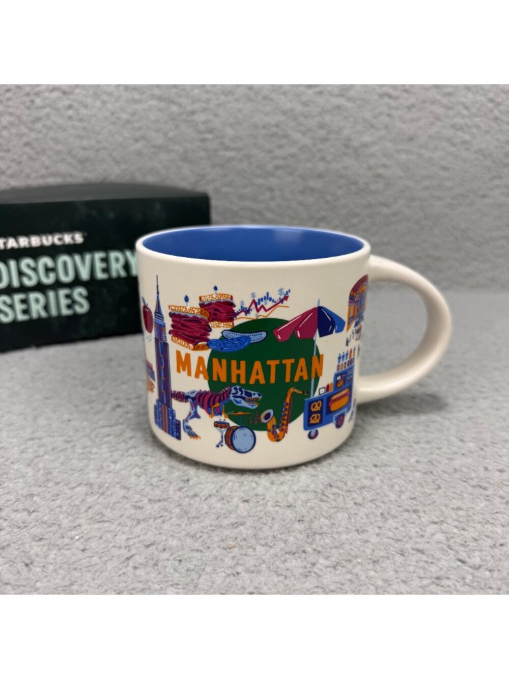 Starbucks Mug Discovery Series Manhattan 14 fl oz White 2024 The Boroughs Coffee
